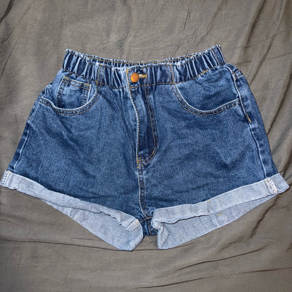 Blue Denim Shorts